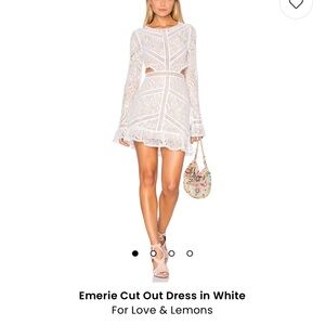 for love and lemons emerie cut out dress